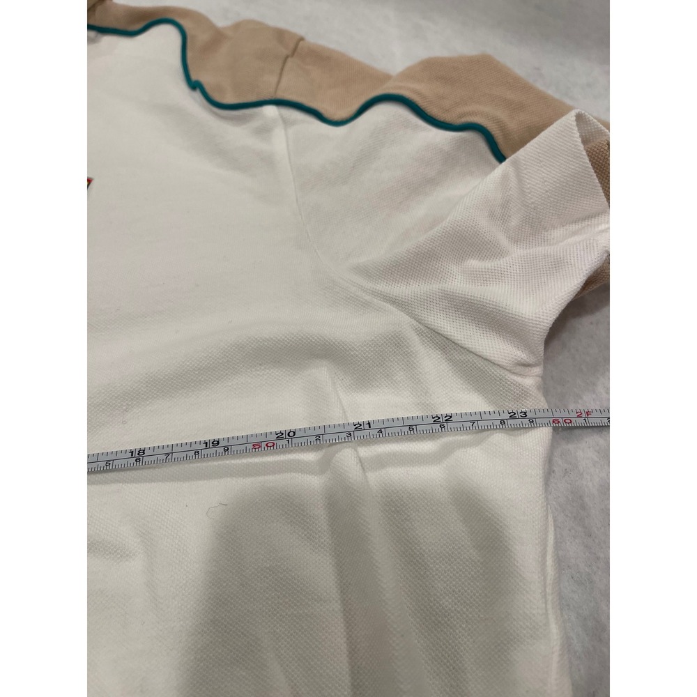 Puma Scuderia Ferrari Polo Shirt White Tan XL Mens Womens blokecore‎ sporty - Picture 5 of 8